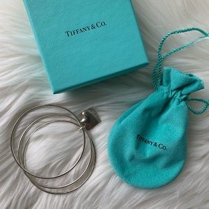 Tiffany & Co. Triple Bangle Heart Charm